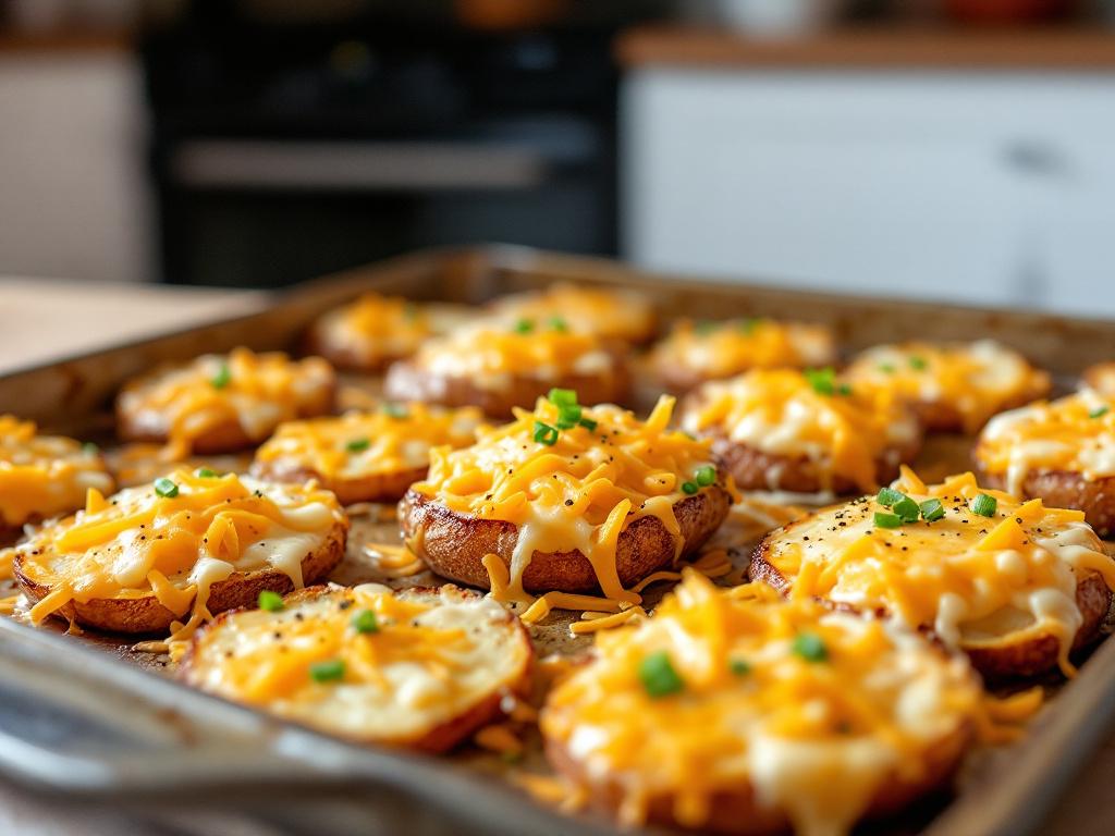 Aero Oven Cheesy Baked Potatoes image