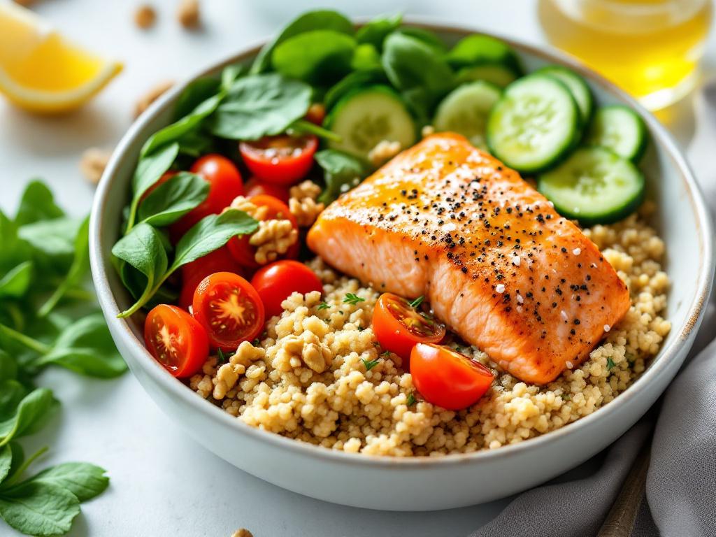 Anti-Inflammatory Salmon & Quinoa Bowl image