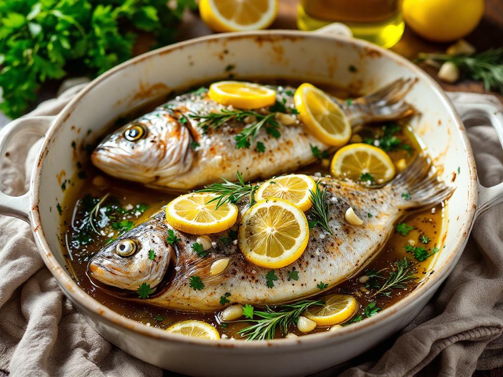 Baked Sea Bream (Zapecena Dorada) image