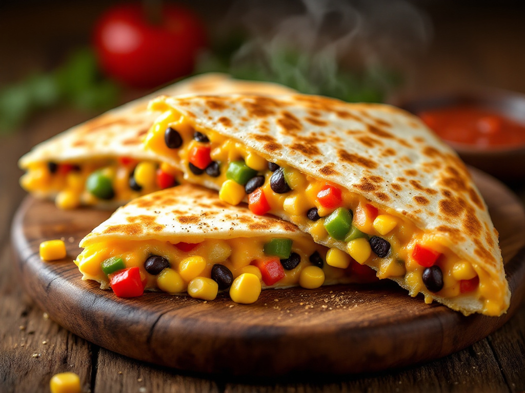 Cheesy Veggie Quesadillas image