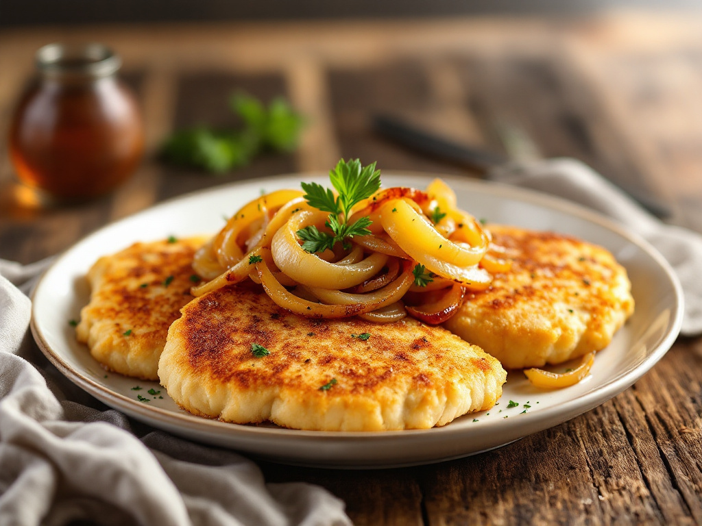 Chicken Cutlets with Onions image