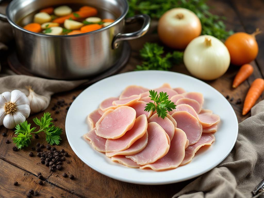 Classic Boiled Veal Tongue image