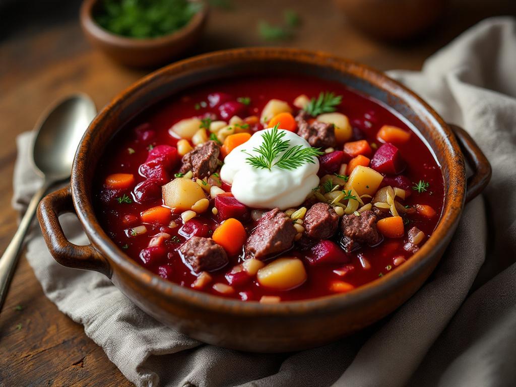 Classic Borscht (Beet Soup) image