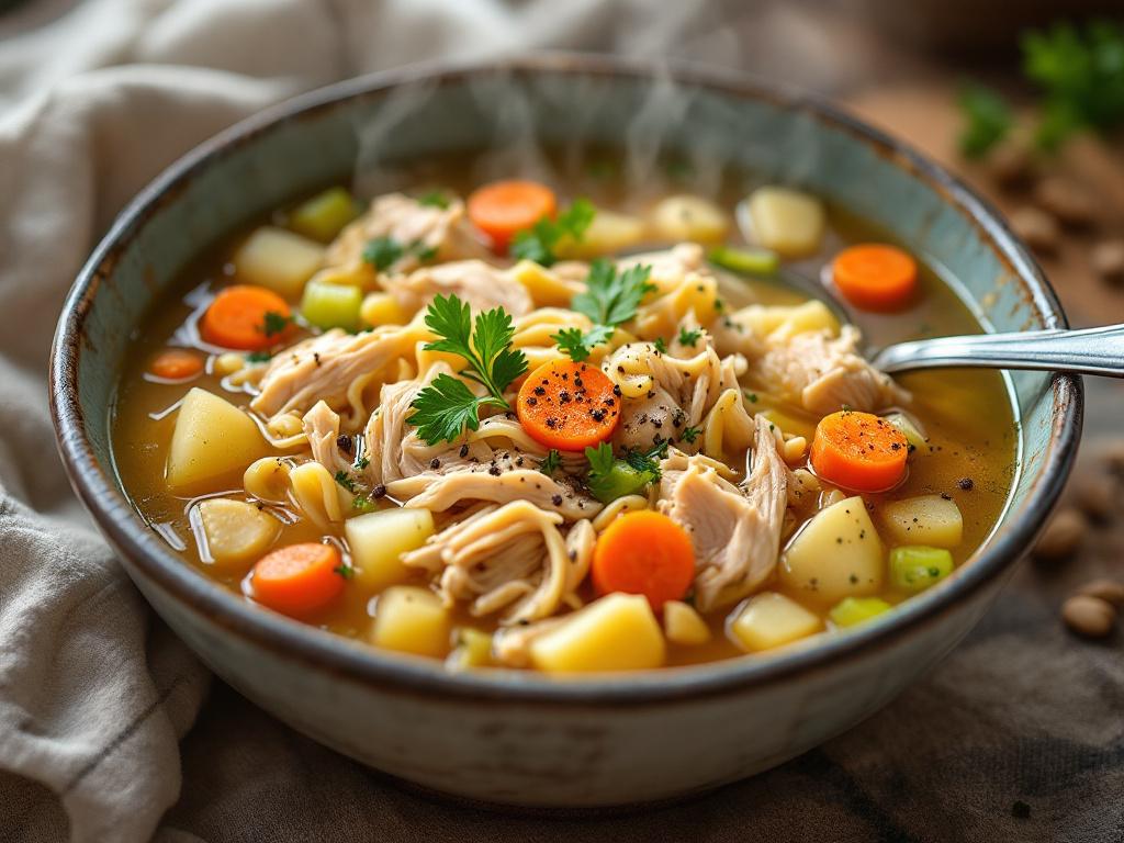 Classic Nut-Free Chicken Soup image