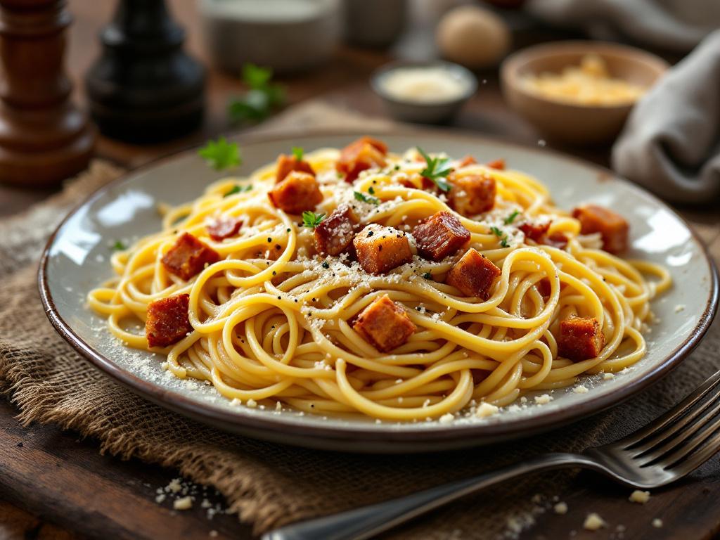 Classic Spaghetti Carbonara image