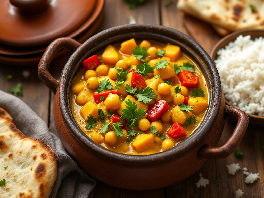Coconut and Chickpea Curry image