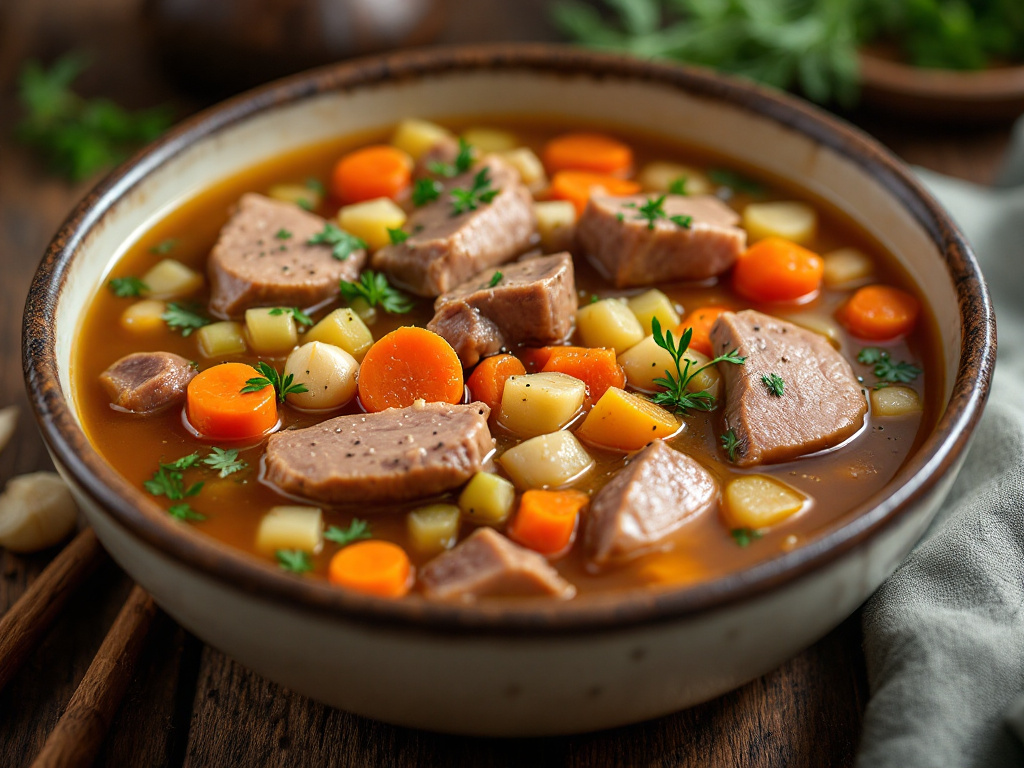 Cooked Pork Liver Soup image