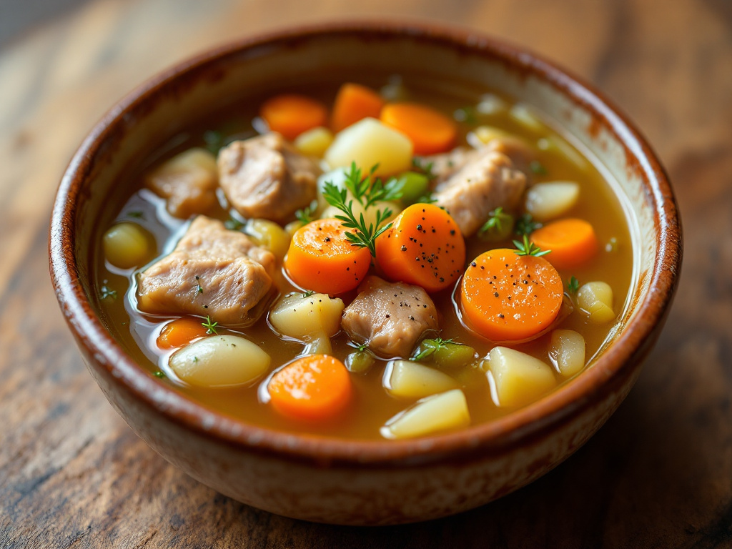 Cooked Pork Liver Soup image