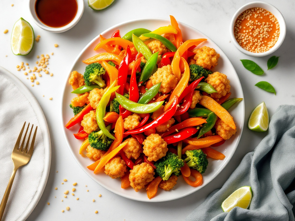 Crispy Asian-Style Fried Vegetables image