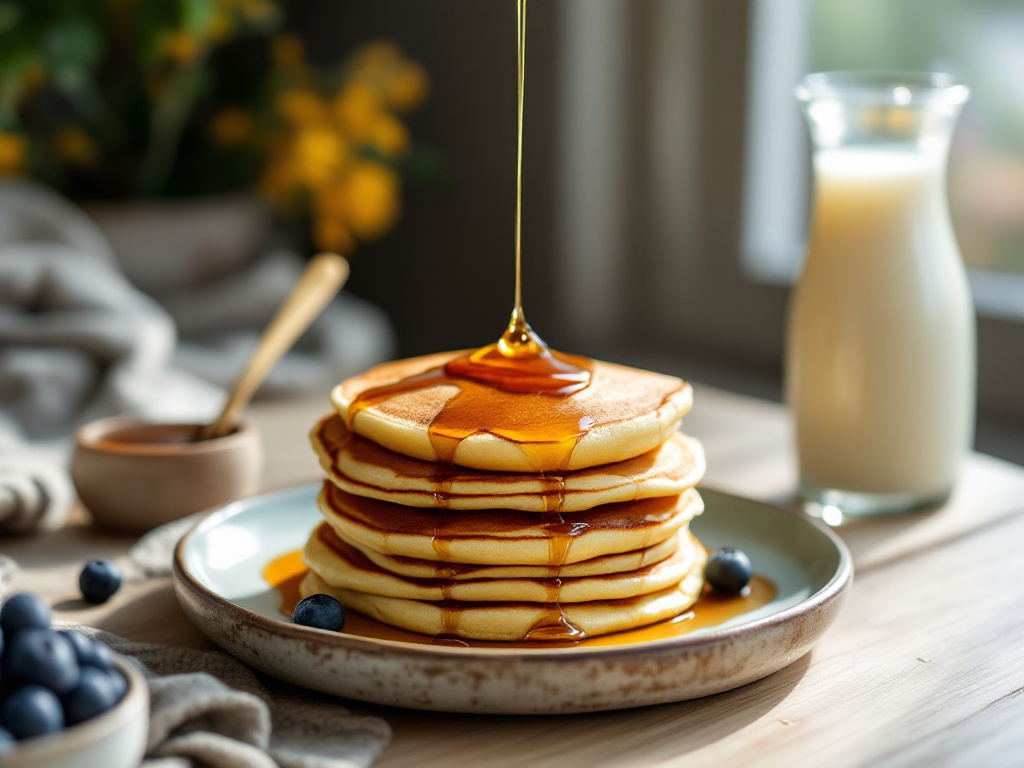 Dairy-Free Fluffy Pancakes image