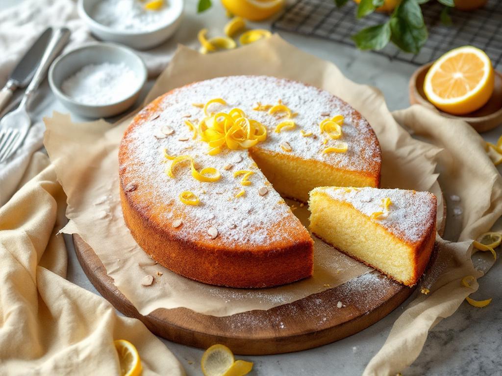 Flourless Lemon Cake image