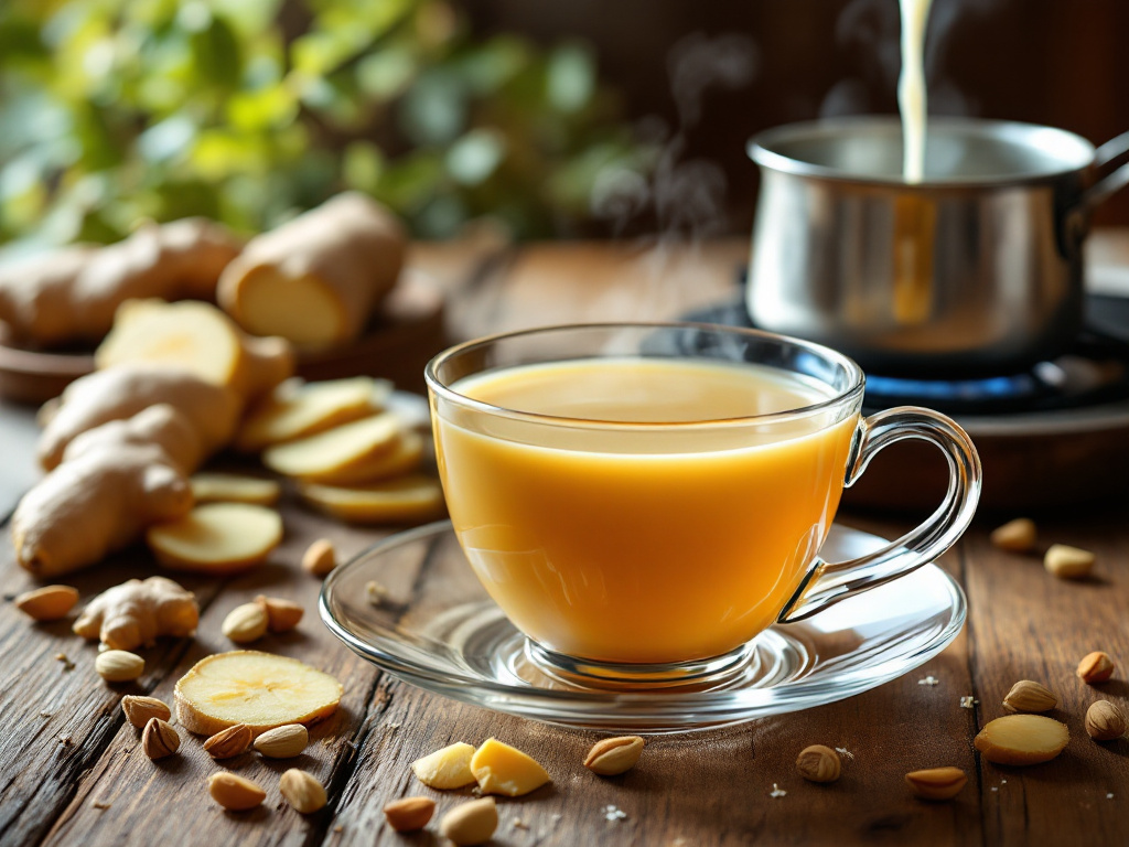 Ginger Cardamom Milk Tea image