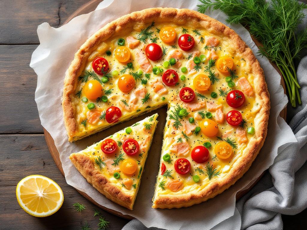 Gluten-Free, Dairy-Free Salmon Quiche image