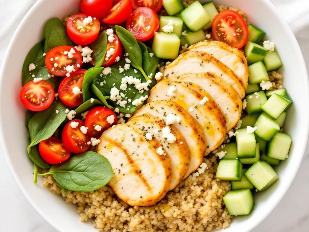 Grilled Chicken and Quinoa Power Bowl image