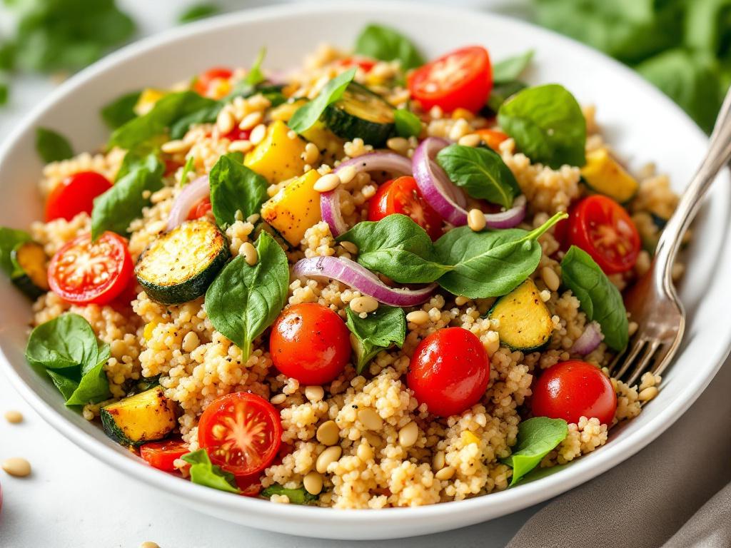 Heart-Healthy Quinoa & Roasted Vegetable Salad image