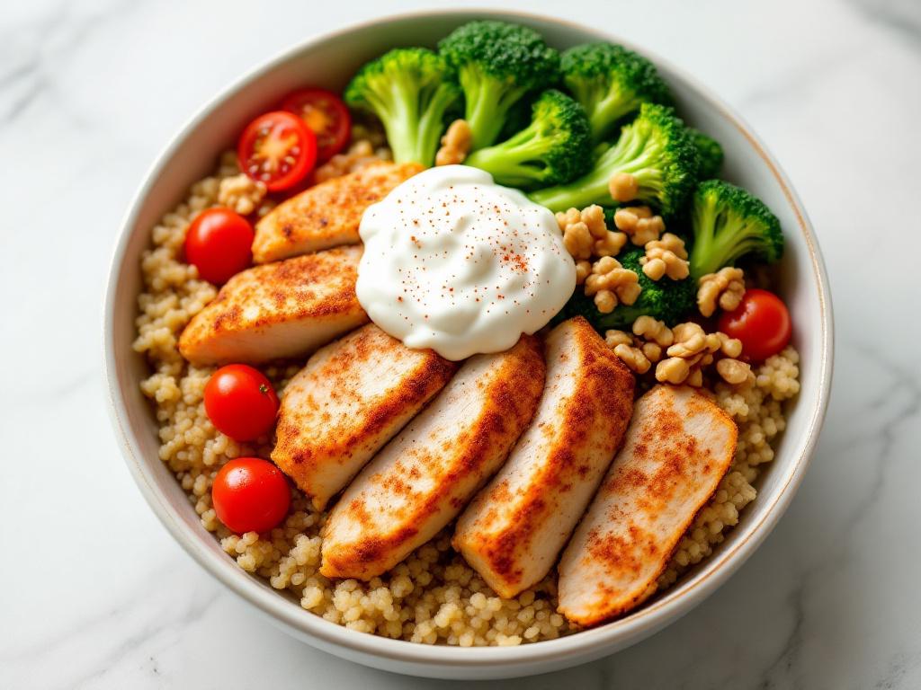 High-Protein Chicken and Quinoa Power Bowl image