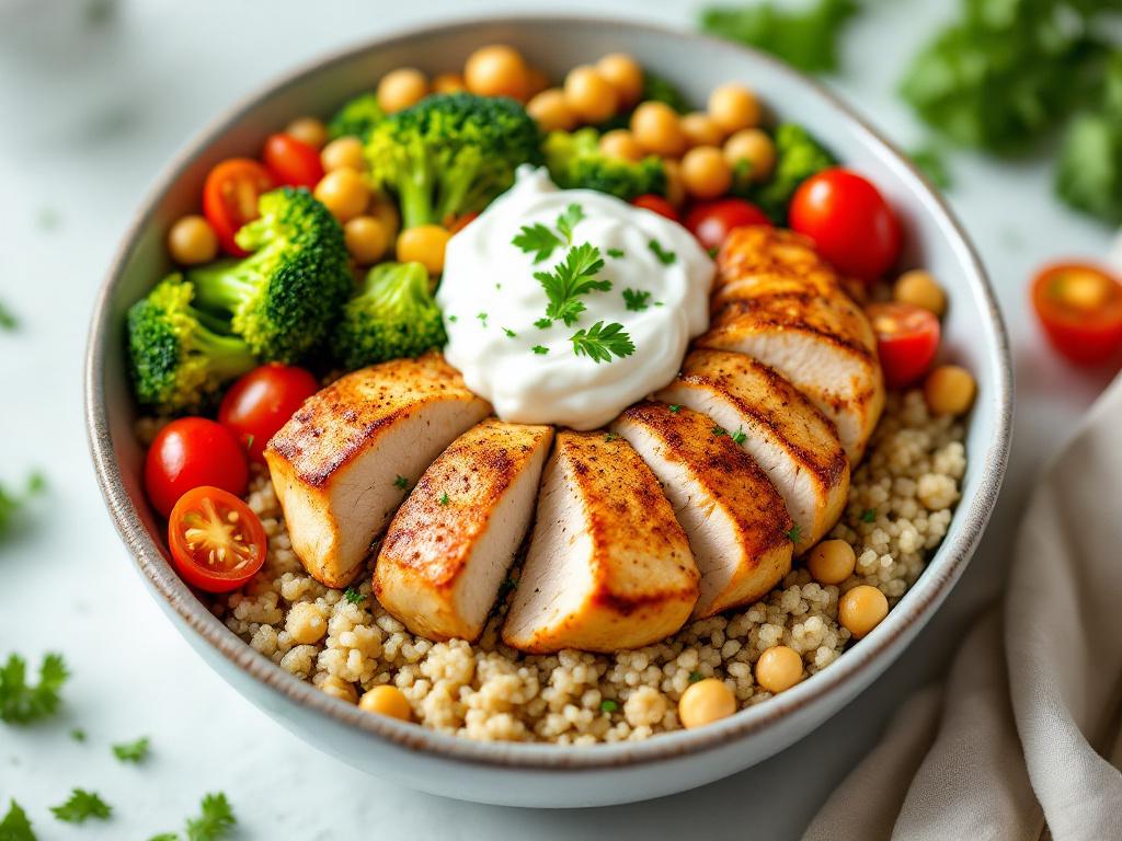 High-Protein Chicken and Quinoa Power Bowl image