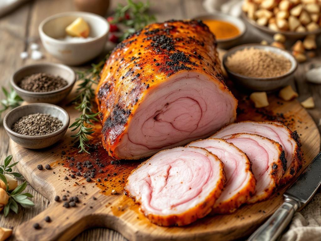 Homemade Smoked Pork Loin (Kopchenyi Balik) image