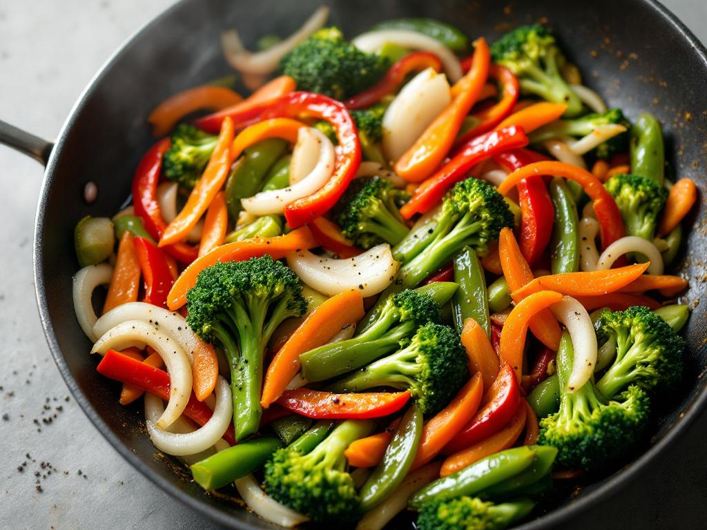 Lactose-Free Savory Vegetable Stir-Fry image