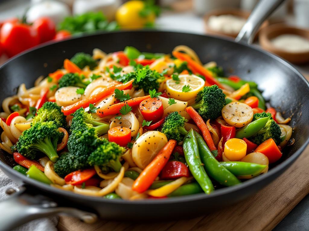 Lactose-Free Savory Vegetable Stir-Fry image