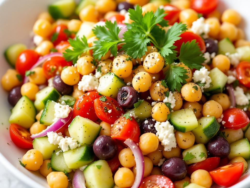 Mediterranean Chickpea Salad image