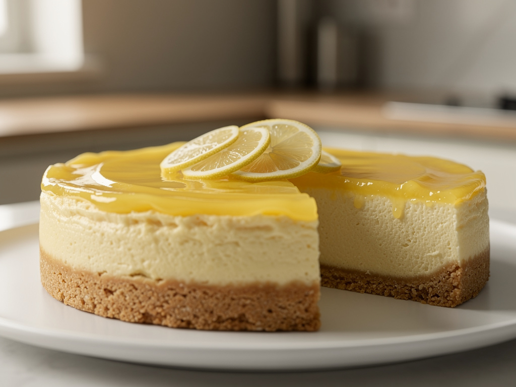 Portuguese Lemon Cheesecake image