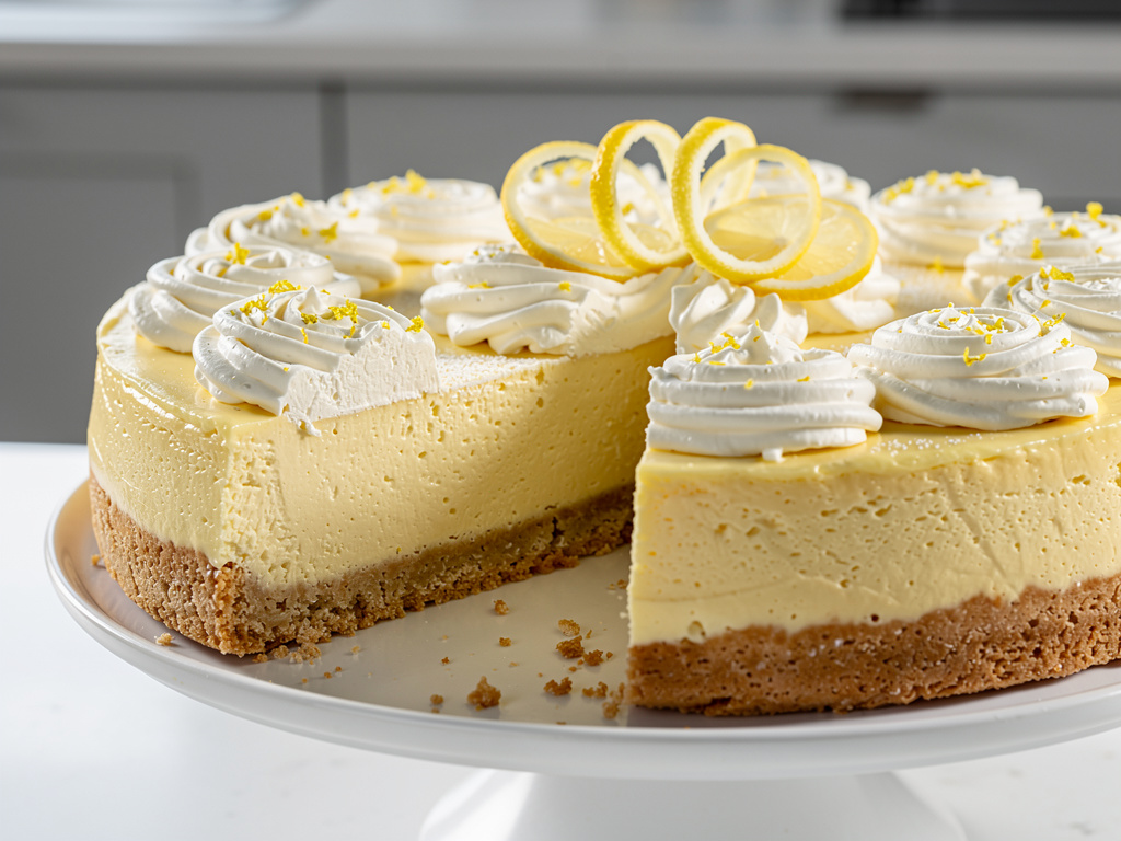 Portuguese Lemon Cheesecake image