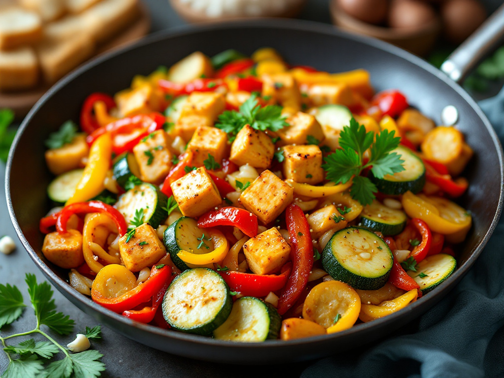 Quick Vegetarian Dinner: Vegetable Stir-Fry with Tofu image