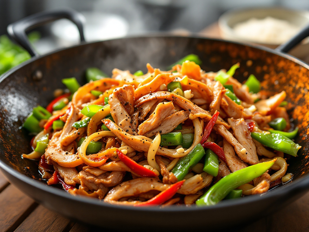 Shredded Pork with Green Pepper image