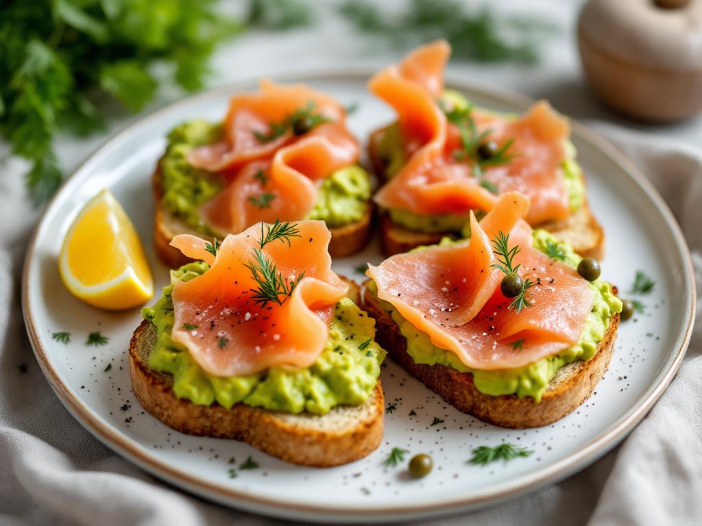 Smoked Salmon and Avocado Toast image