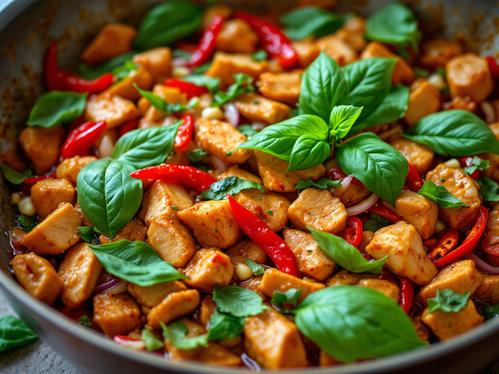 Thai Basil Chili Chicken image