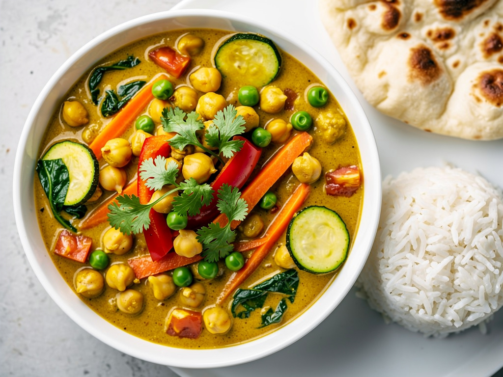 Vegan Chickpea and Vegetable Curry image