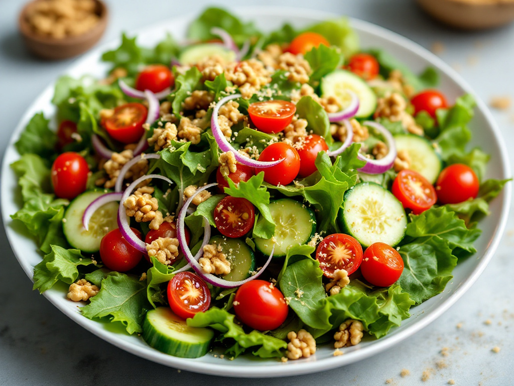 Vegan Dandelion Salad image