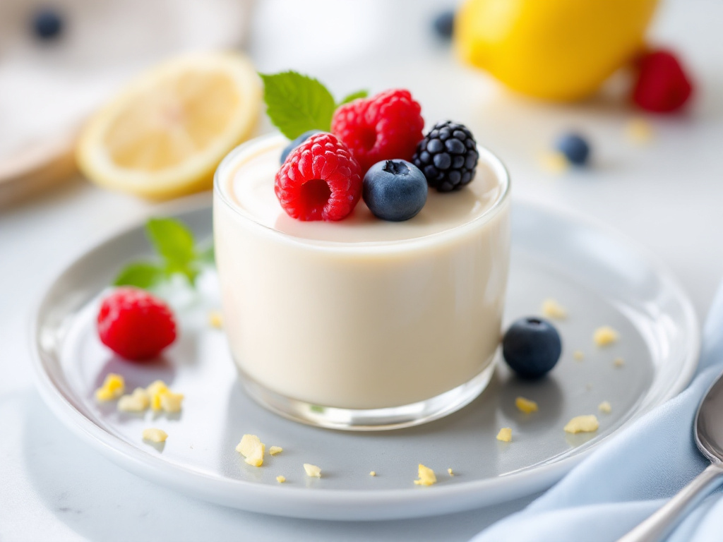 Vegan Panna Cotta image