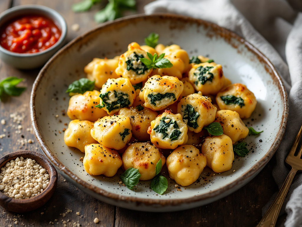 Vegan stuffed gnocchi image