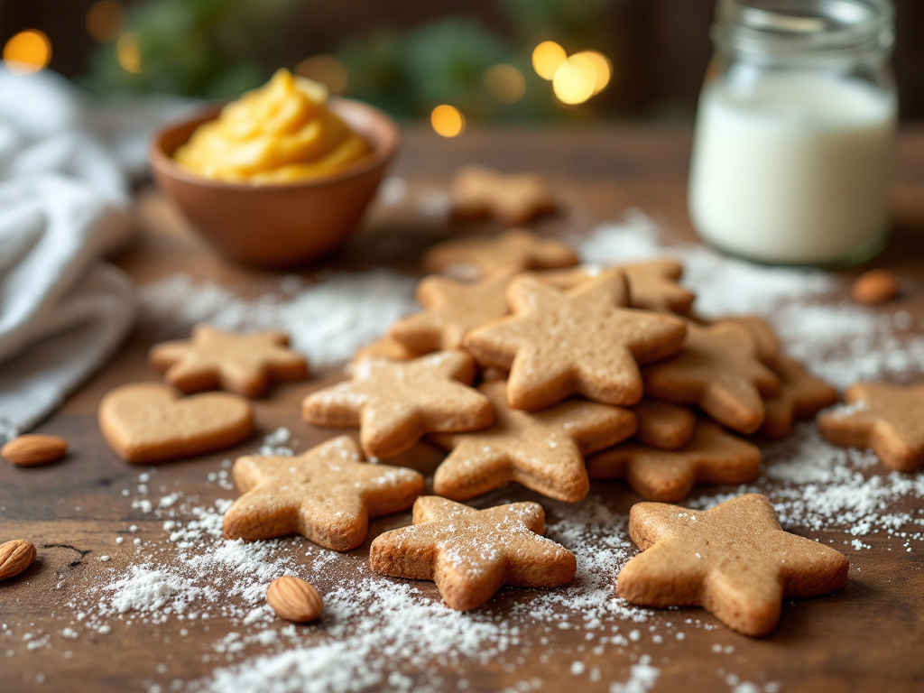 Vegan and gluten-free gingerbread without sugar image