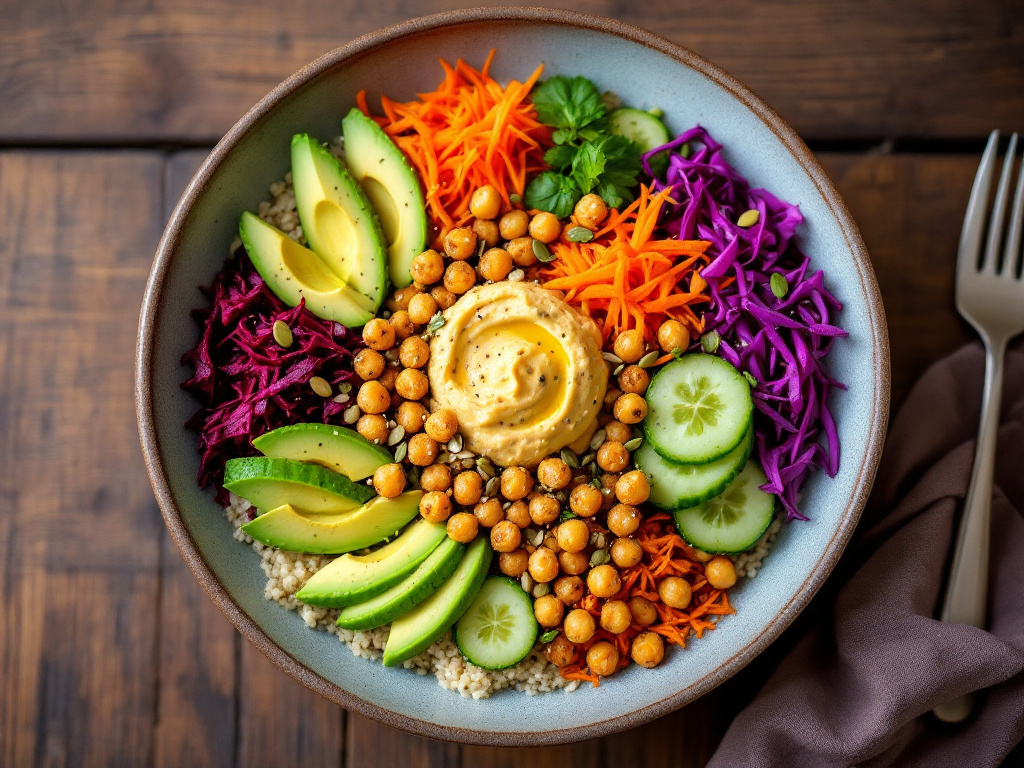 Vibrant Vegan Buddha Bowl image