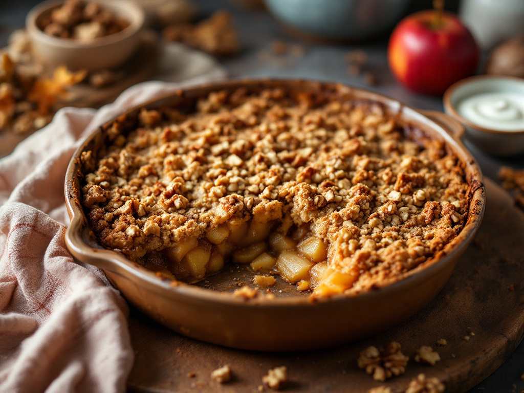 Warming Apple-Cinnamon Crumble image