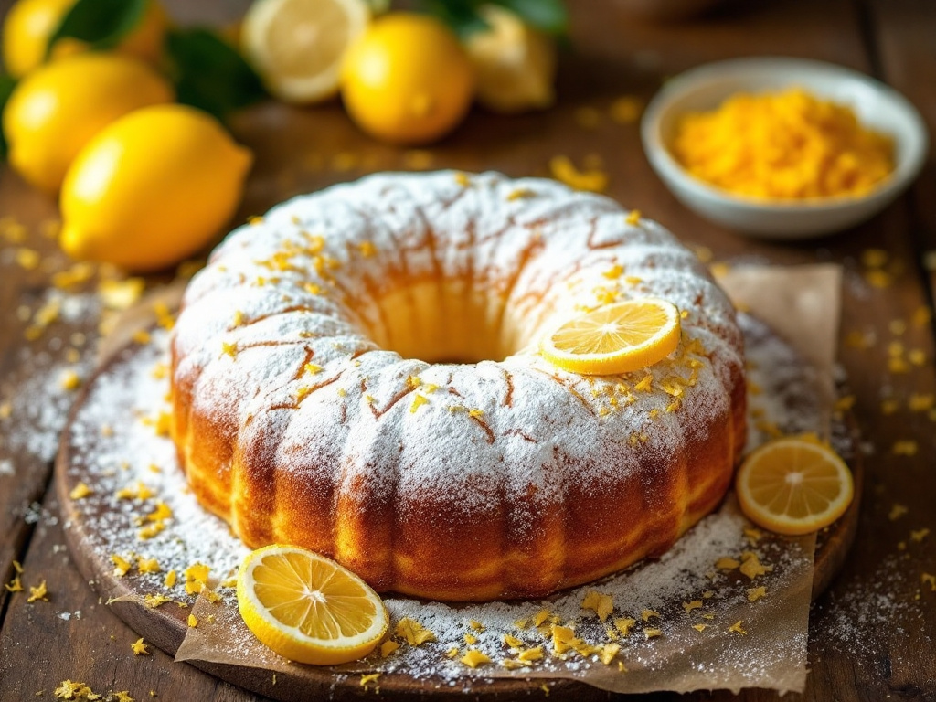 Zesty Lemon Cake (Dairy-Free, Gluten-Free) image
